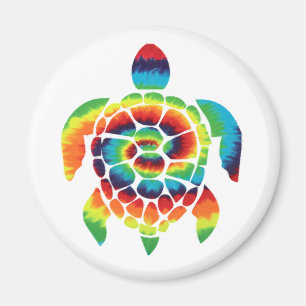 Aimant Tie Dye Turtle