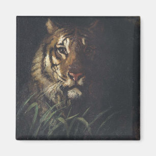 Aimant Tiger's Head (par Abott Handerson Thayer)