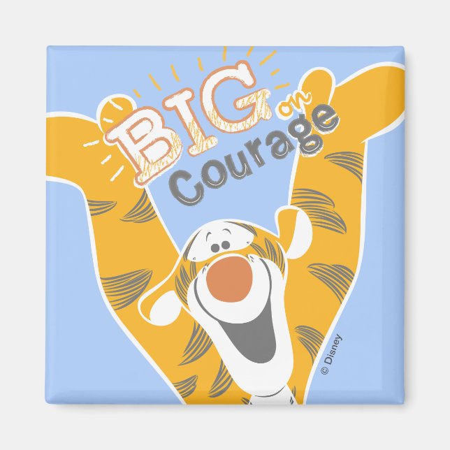 Aimant Tigger | Grand courage (Devant)