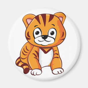 Aimant Tigre CUB mignon