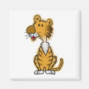Aimant Tigre de bande dessinée