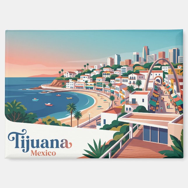 Aimant Tijuana Mexique (Recto)