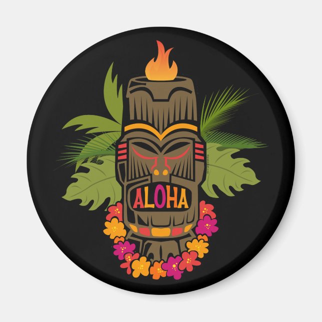 Aimant Tiki Aloha (Devant)