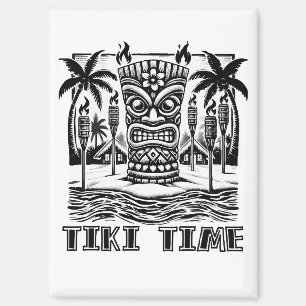 Aimant Tiki Time - Hawaiian Island Vibes