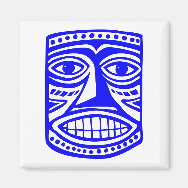 Aimant Tiki Toby - Rouge (Devant)