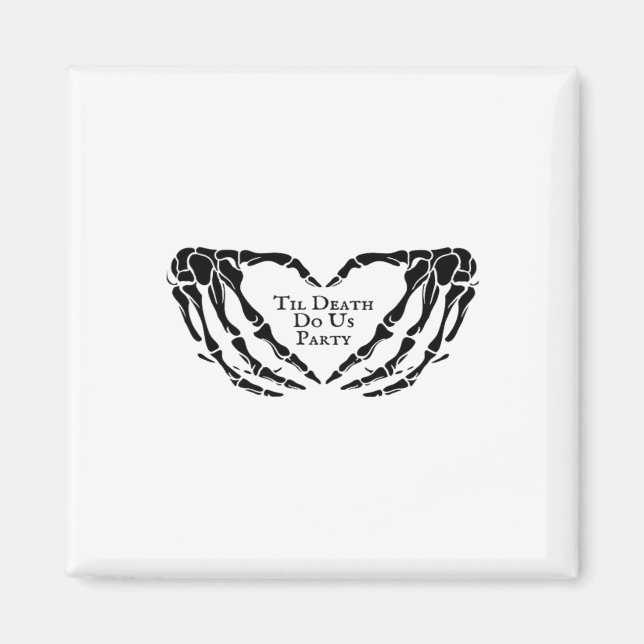 Aimant Til Death - Skeleton Heart Hands (Devant)