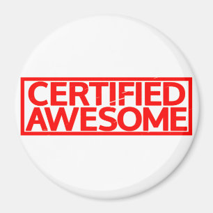 Aimant Timbre Awesome Certifié