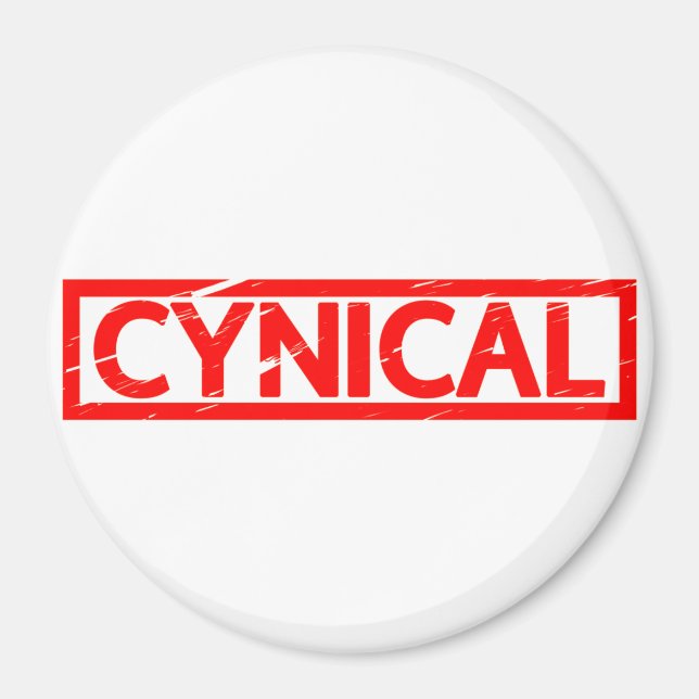 Aimant Timbre cynique (Devant)