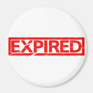 Aimant Timbre expiré