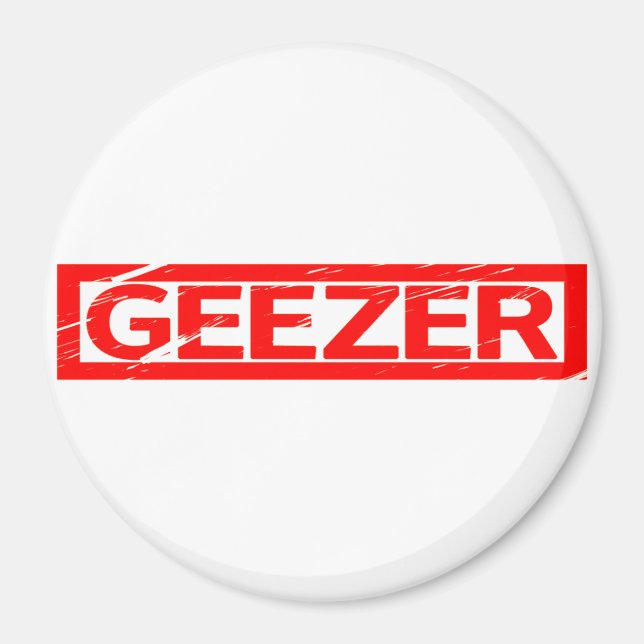 Aimant Timbre Geezer (Devant)