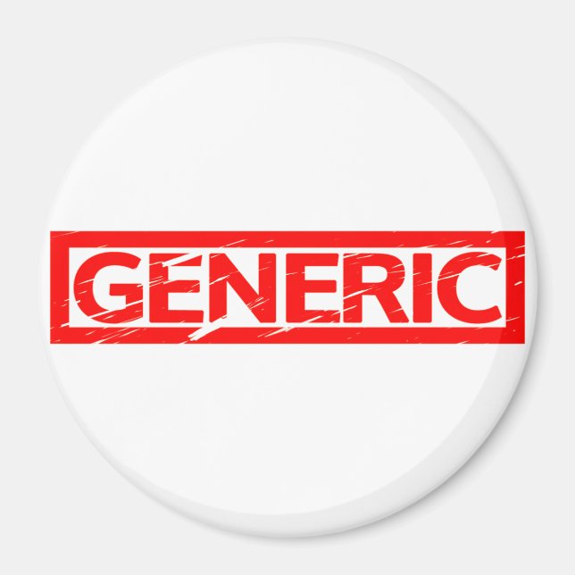 Aimant Timbre générique (Devant)