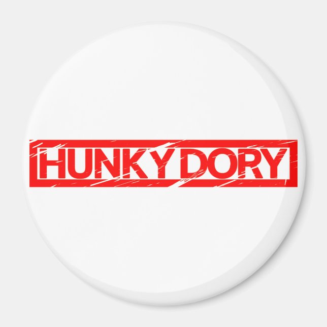 Aimant Timbre Hunky Dory (Devant)