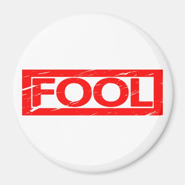 Aimant Timbre idiot (Devant)