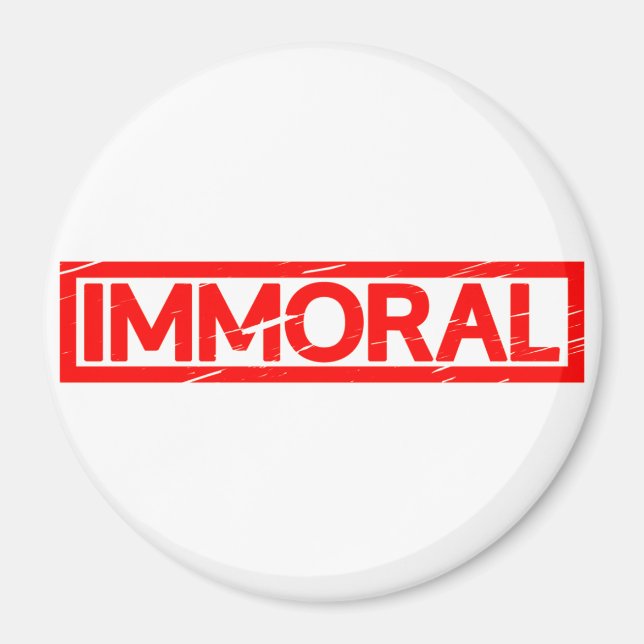 Aimant Timbre immoral (Devant)