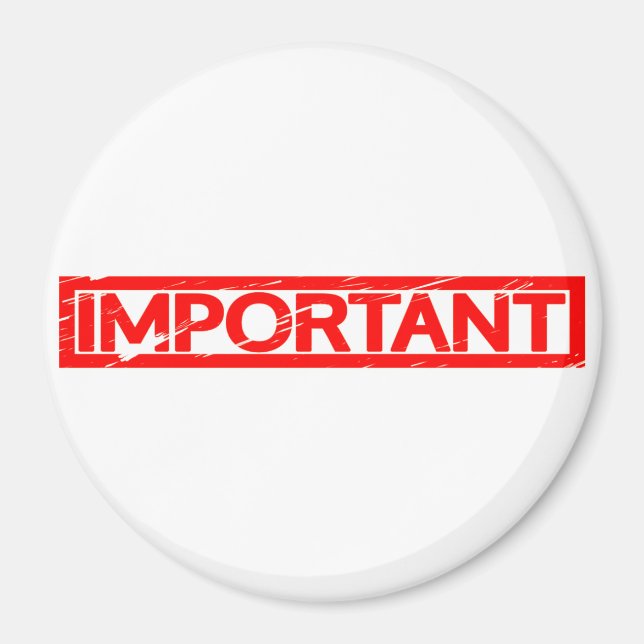 Aimant Timbre important (Devant)