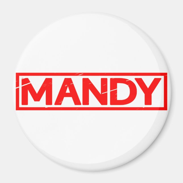 Aimant Timbre Mandy (Devant)