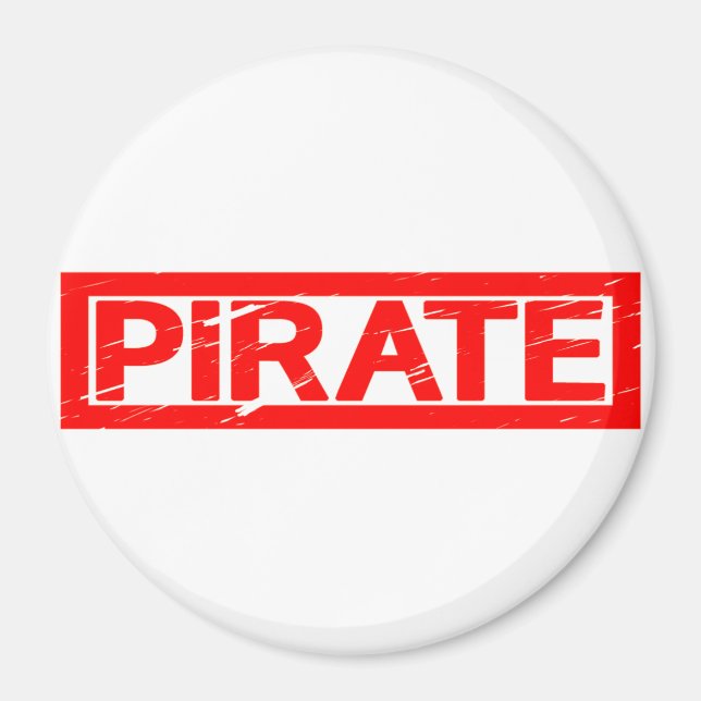 Aimant Timbre pirate (Devant)