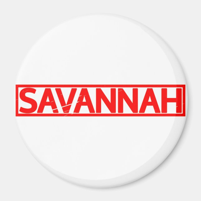 Aimant Timbre Savannah (Devant)