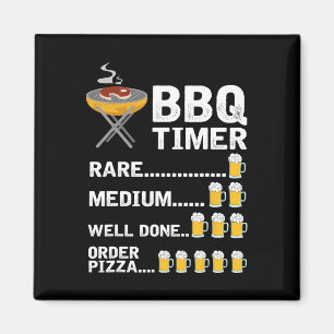 Aimant Timer Bbq amusant1