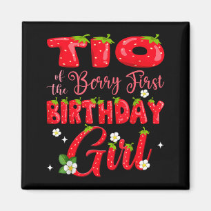 Aimant Tio de la fille du premier anniversaire de la baie