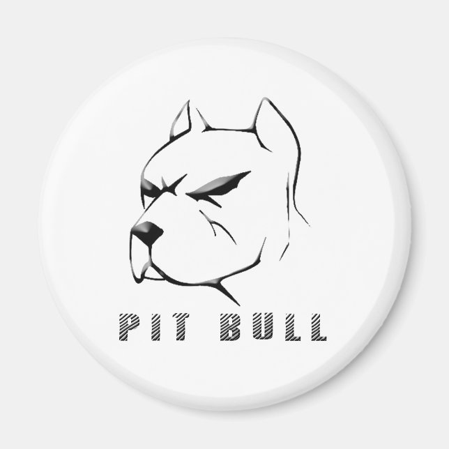 Aimant Tirage Pitbull (Devant)