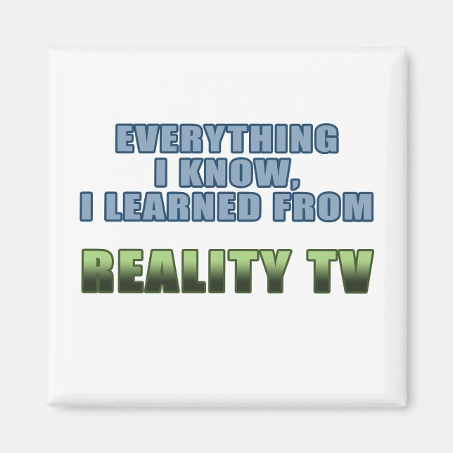 Aimant Tiré de Reality TV (Devant)