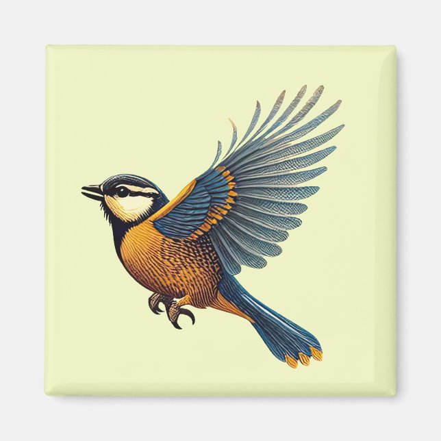 Aimant Tit bleu (Devant)