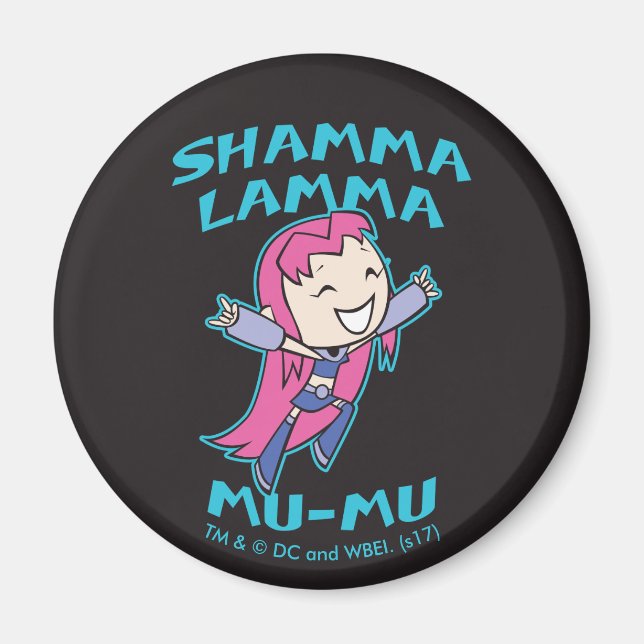 Aimant Titans Ados, allez ! | Starfire "Shamma Lamma Mu-M (Devant)