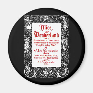 Aimant Titre Alice Vintage