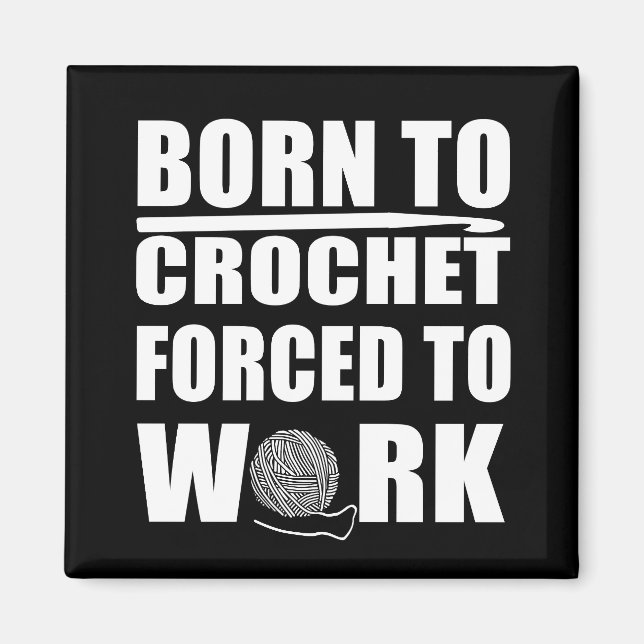 Aimant titre au crochet drôle (Devant)