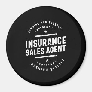 Aimant Titre du travail de l'agent de vente d'assurance