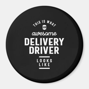 Aimant Titre du travail du pilote de livraison