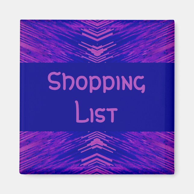 Aimant Titulaire de la liste d'achat (Devant)