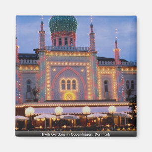 Aimant Tivoli Gardens à Copenhague, Danemark