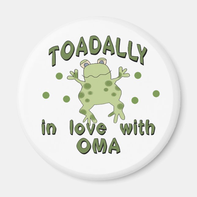 Aimant TOADALY Love Oma Frog (Devant)