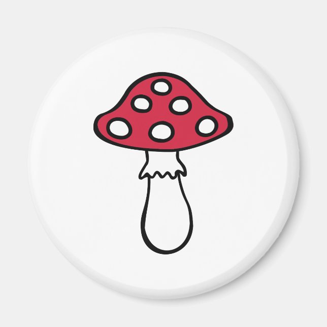 Aimant Toadstool volée agarique (Devant)