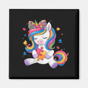 Aimant Toddler Fille Arc-en-Ciel Licorne Puzzle de la Sen