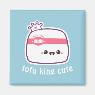 Aimant Tofu drôle mignon superbe