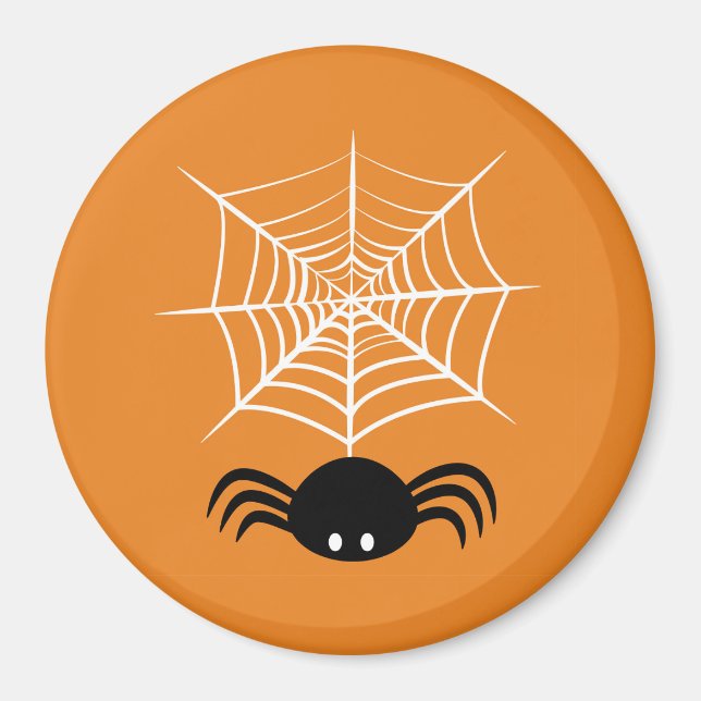 Aimant Toile d'araignée Halloween  (Devant)