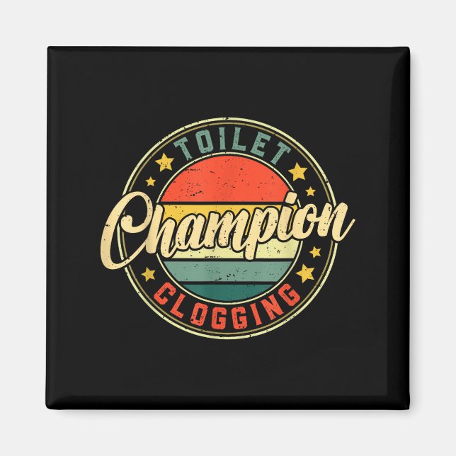 Aimant Toilet Clogging Chamon  (Devant)