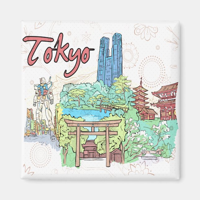 Aimant Tokyo (Devant)