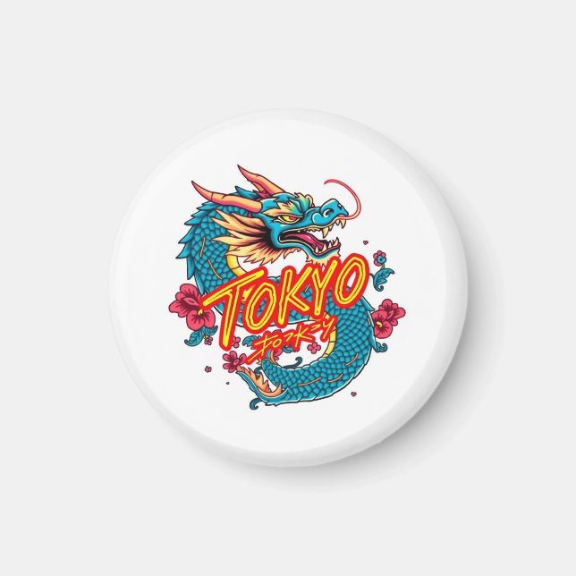 Aimant Tokyo Dragon (Devant)