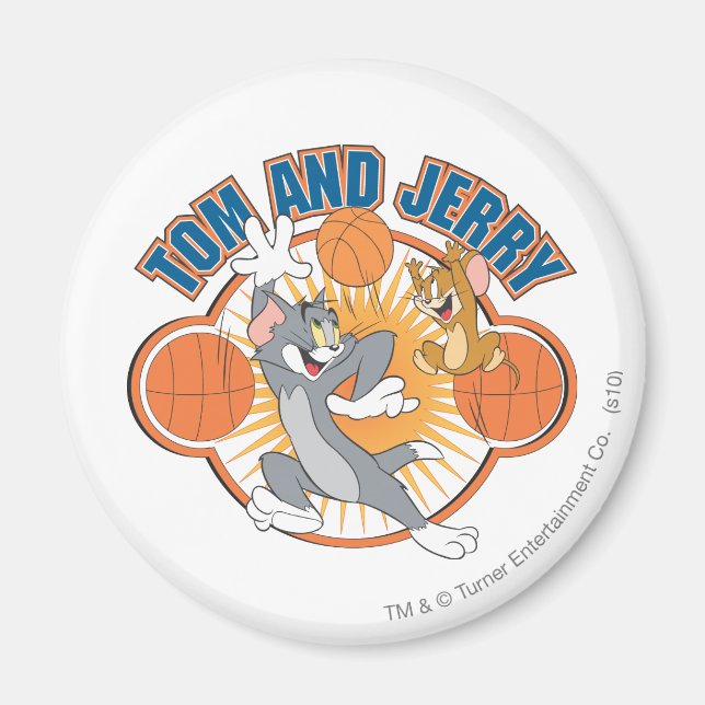 Aimant Tom et Jerry Basketball 4 (Devant)