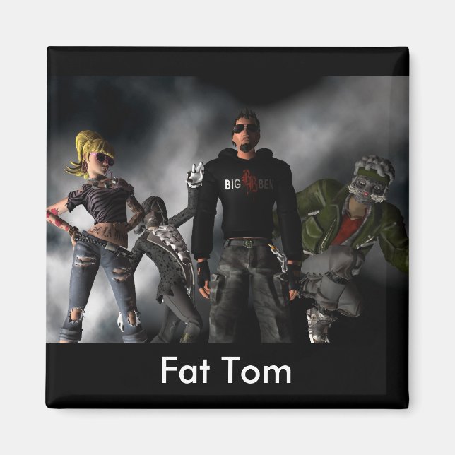 Aimant Tom gras (Devant)