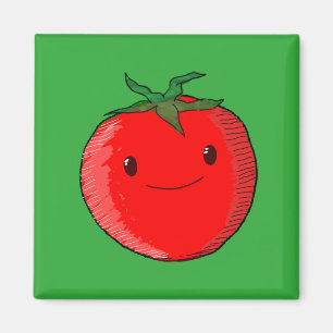 Aimant Tomate de carton mignon