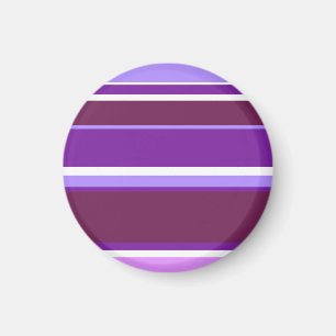 Aimant Tons de rayures violettes