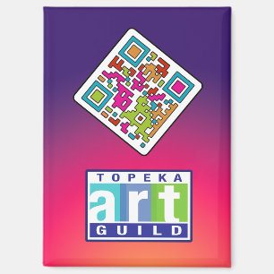 Aimant Topeka Art Guild & QR Code