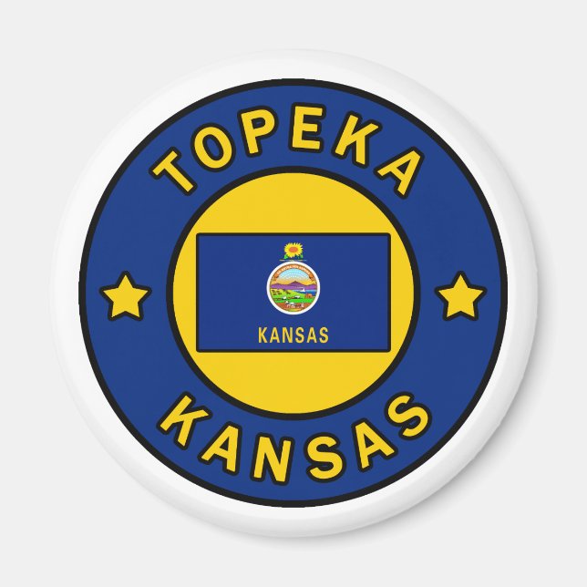 Aimant Topeka Kansas (Devant)
