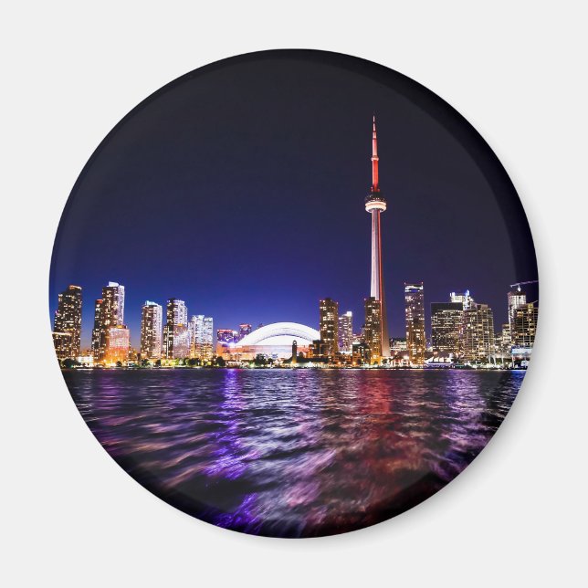 Aimant Toronto Skyline la nuit (Devant)