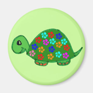 Aimant tortue coloré